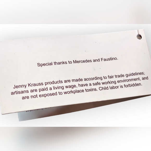 Jenny Krauss Fair Trade Heartful Wool Love Pouch - Picture 6 of 8